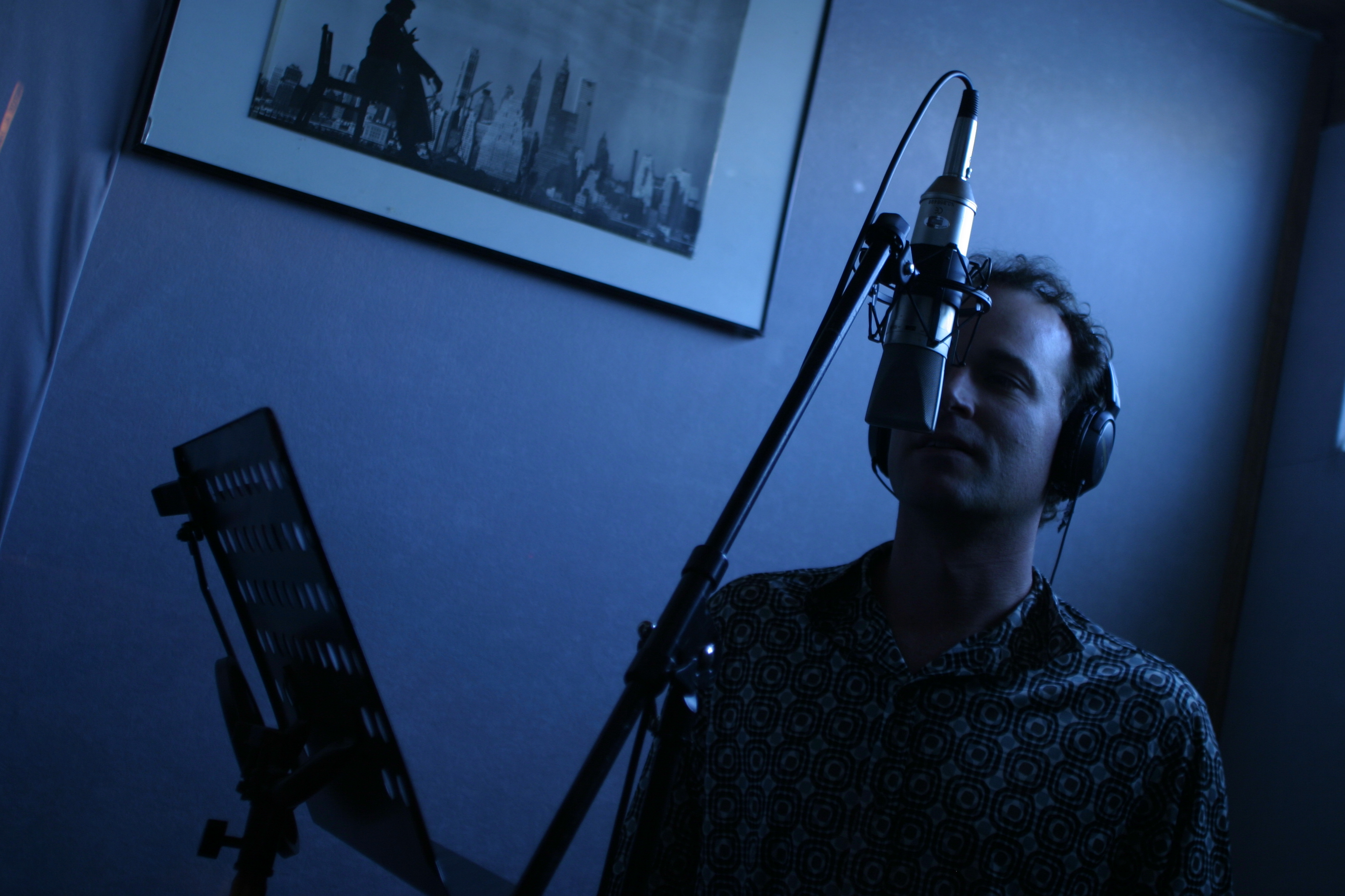 recording in The Hut